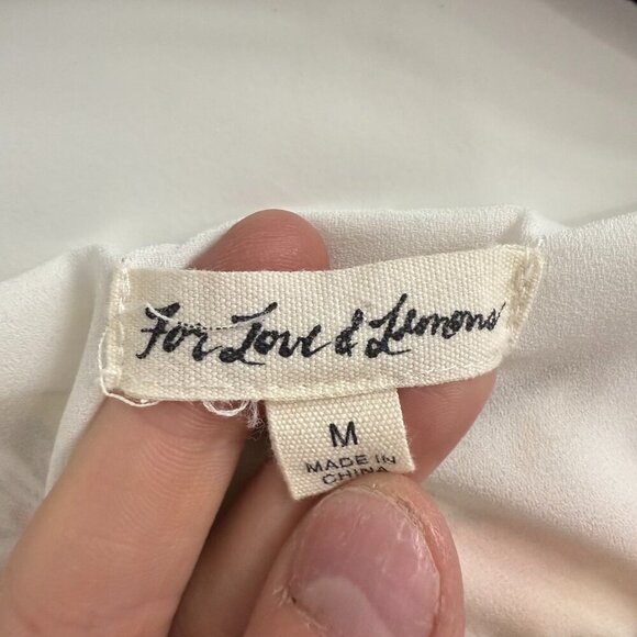 For Love and Lemons Size Medium Limonada Lemon print Jumpsuit - Picture 3 of 5